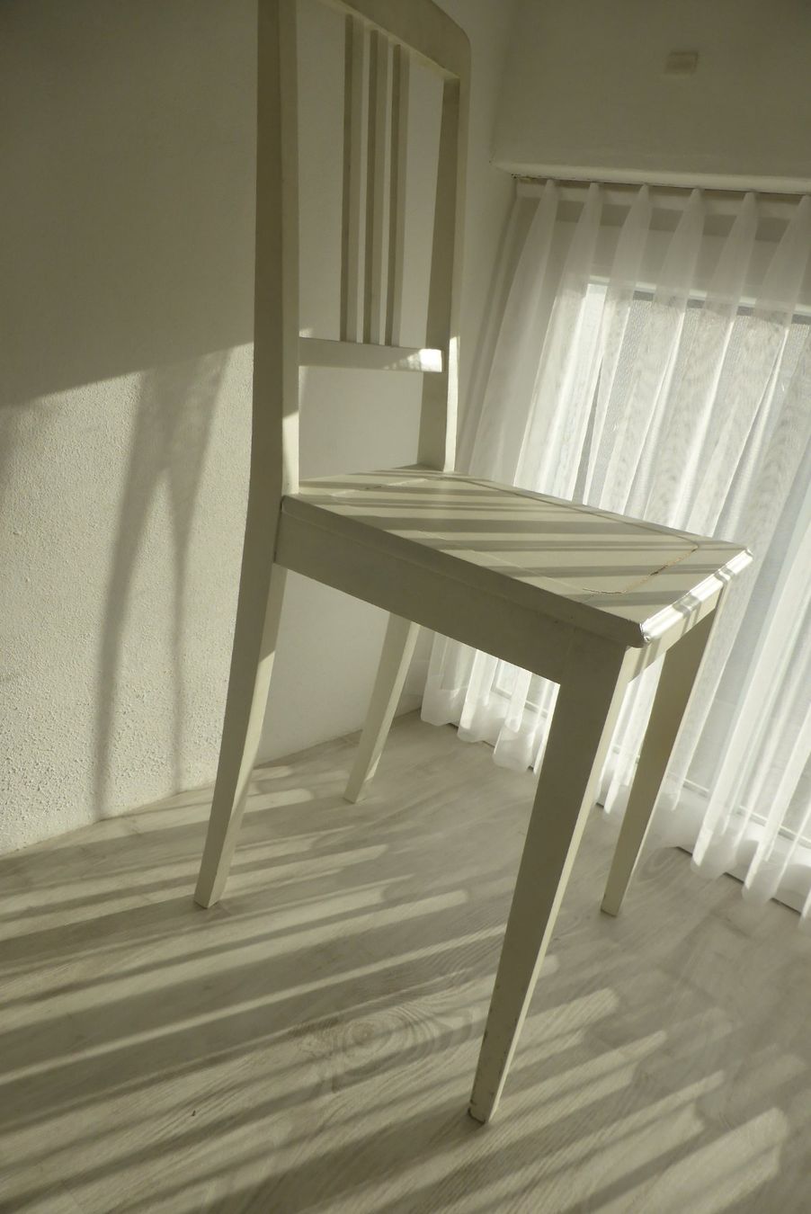 Sedie: Jugendstil Stuhl, weiss - Shabby chic – Usato da Brunnadern venduto da vapiano 4