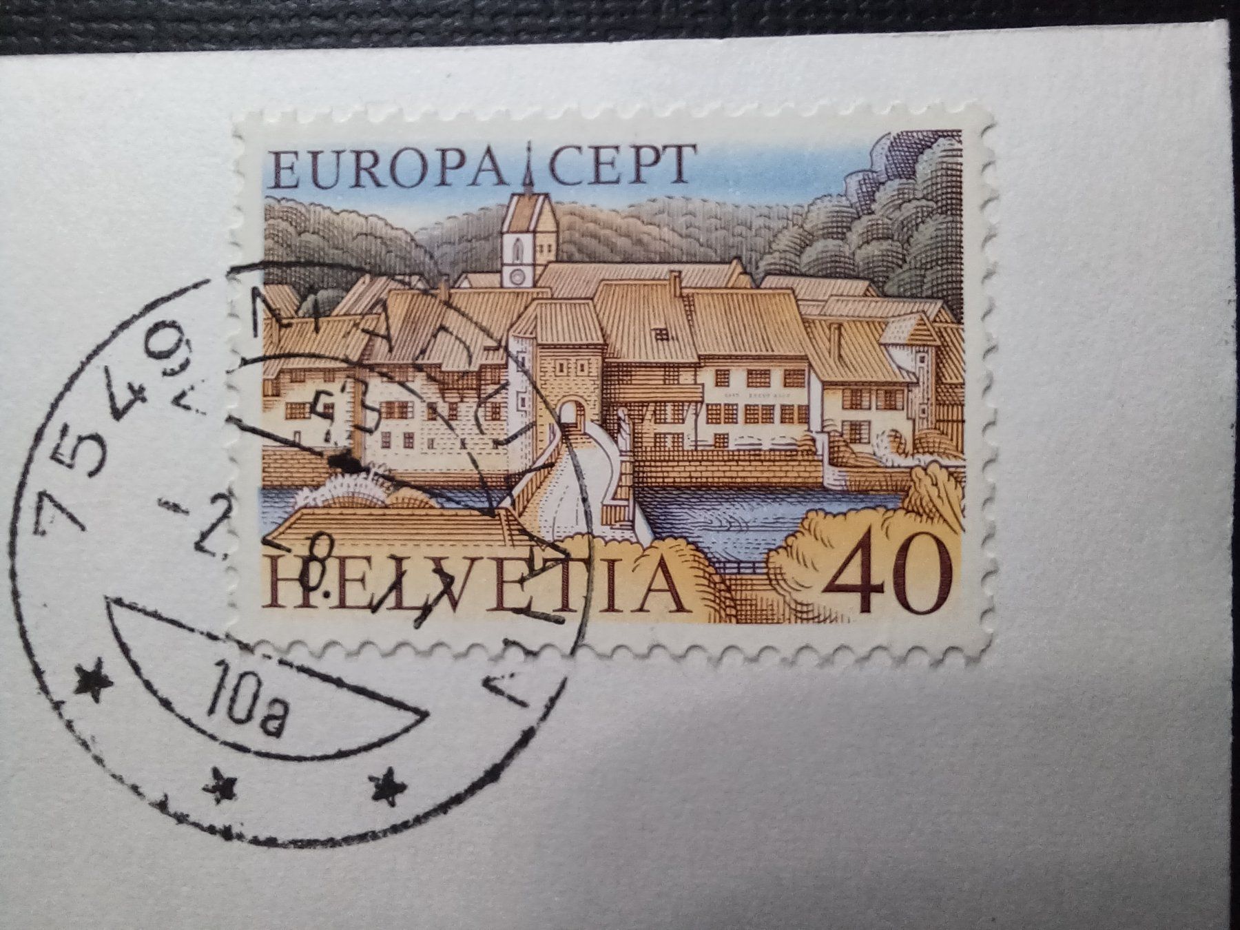 Cartoline postali: Madulain, Jugendhaus, 1977, Chesa Romedi – Usato da Aarau Rohr venduto da mgvw 2