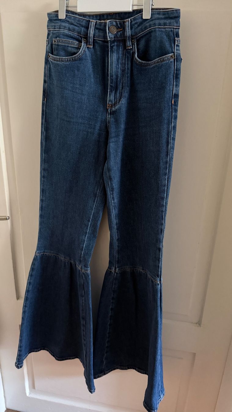 Maje Jeans: Maje Flared Blue Jeans – Usato da Zürich venduto da pre_vy7t 2