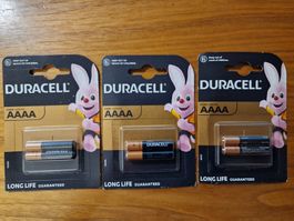 6 Stück Duracell Ultra Mini, AAAA, Batterien