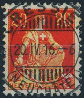 NE Cressier - Voll Stempel - Helvetia mit Schwert