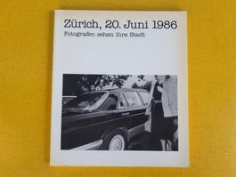 Fotoband - Zürich 20. Juni 1986 - Extrem selten!