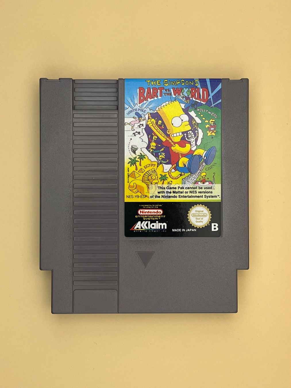 Nintendo Giochi: NES / The Simpsons: Bart VS. The World – Usato da Kölliken venduto da sergesellsretro