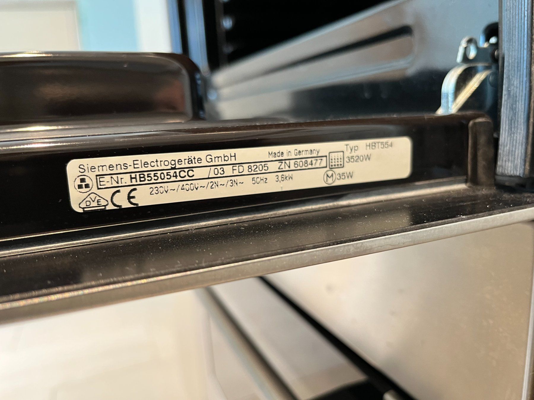 Siemens Forni: Einbaubackofen Siemens HB555054CC – Usato da Winterthur venduto da nic_k899 3