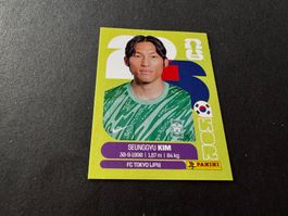 Panini Fifa Fussball WM 2026 Sticker Seunggyu Kim KOR 3