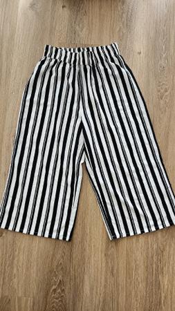 Tally Weijl Sommer Culotte, Gr. 42, Schwarz/Weiss gestreift