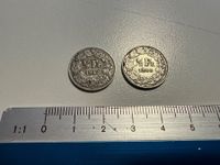 50Rappen Münze Silber