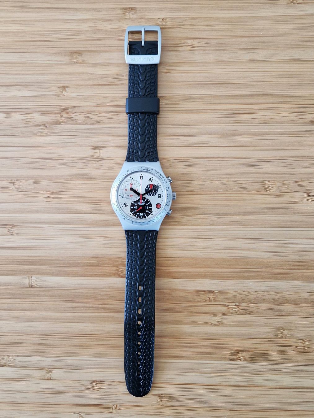 Swatch Uhren: Swatch Tyre Track – Gebraucht aus Dulliken von legacybuyer