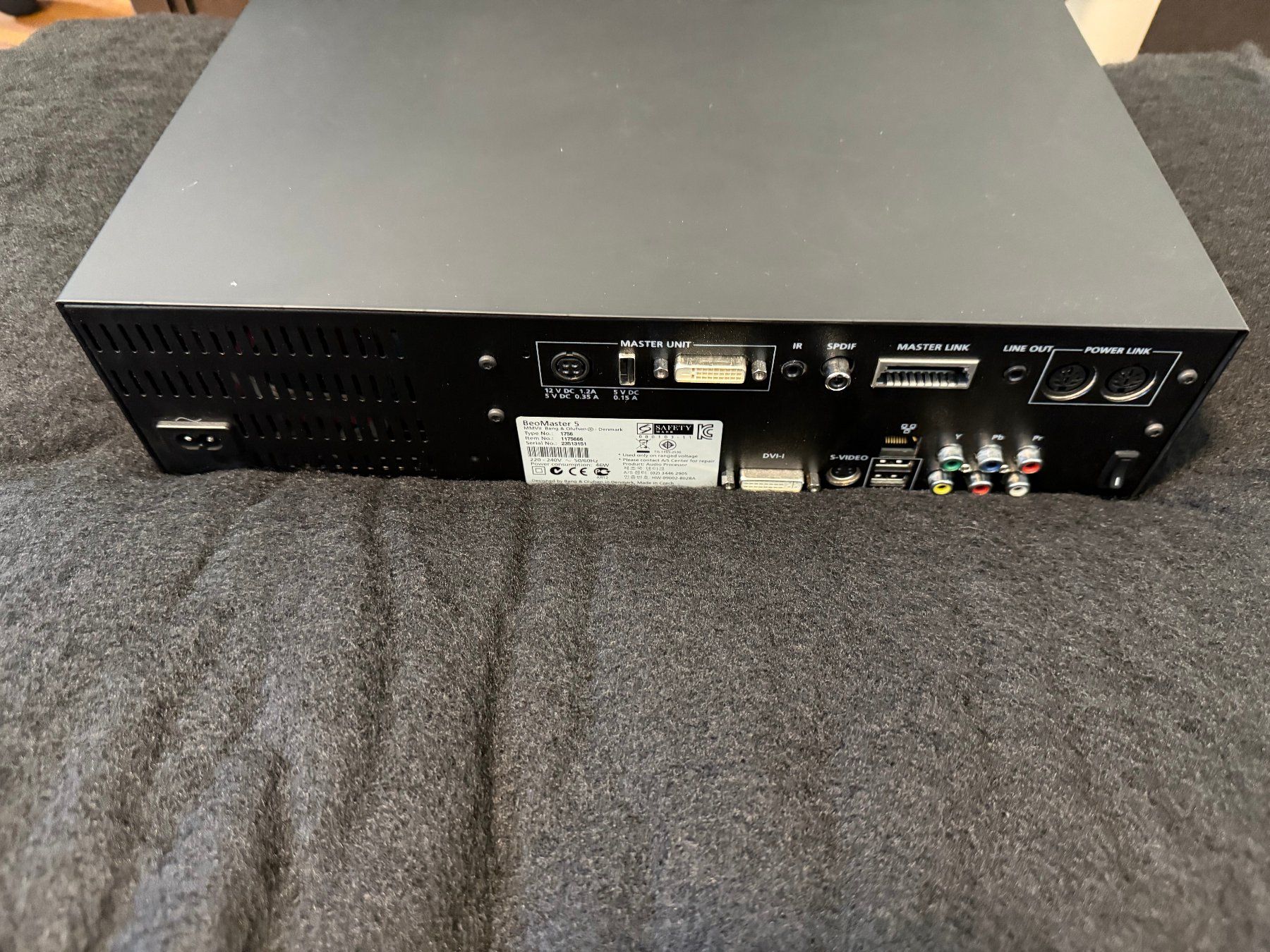 Bang & Olufsen Audio- & Mediensysteme: Bang & Olufsen BeoMaster 5 Main Unit – Defekt aus Saanen von AV_Parts 1