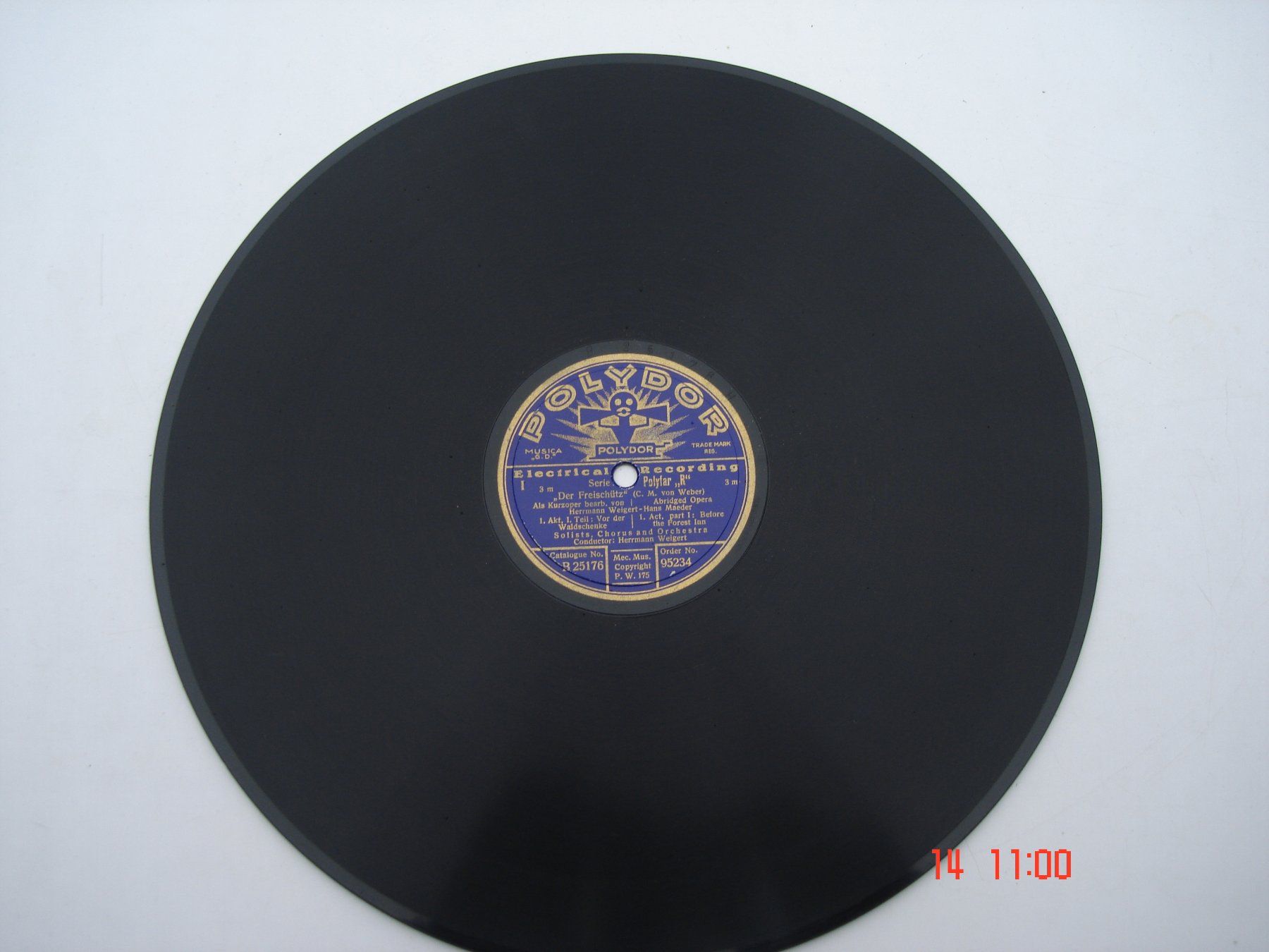 Dischi in vinile: Schellackplattenalbum Weber. Der Freischütz. Als Kurz-Oper. – Usato da Aeschi SO venduto da abi1951 2