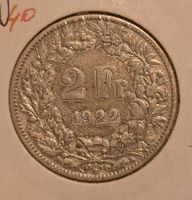 Sammlung 23x 2 Franken Münzen, Silber, Jahrgänge 1875-1964