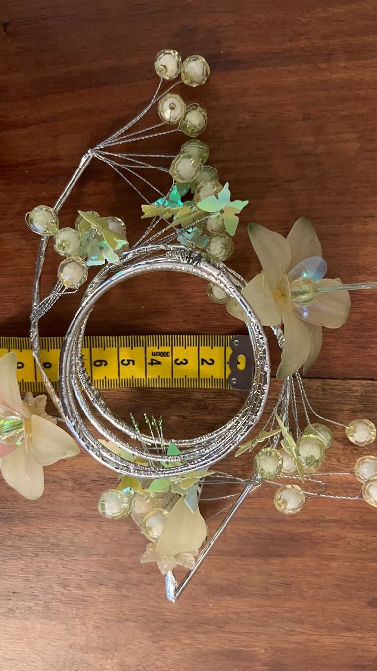 Tutte le decorazioni: 2er Set Tischdeko Blumen Vintage Style – Usato da Ottenbach venduto da luckylukeworld 1