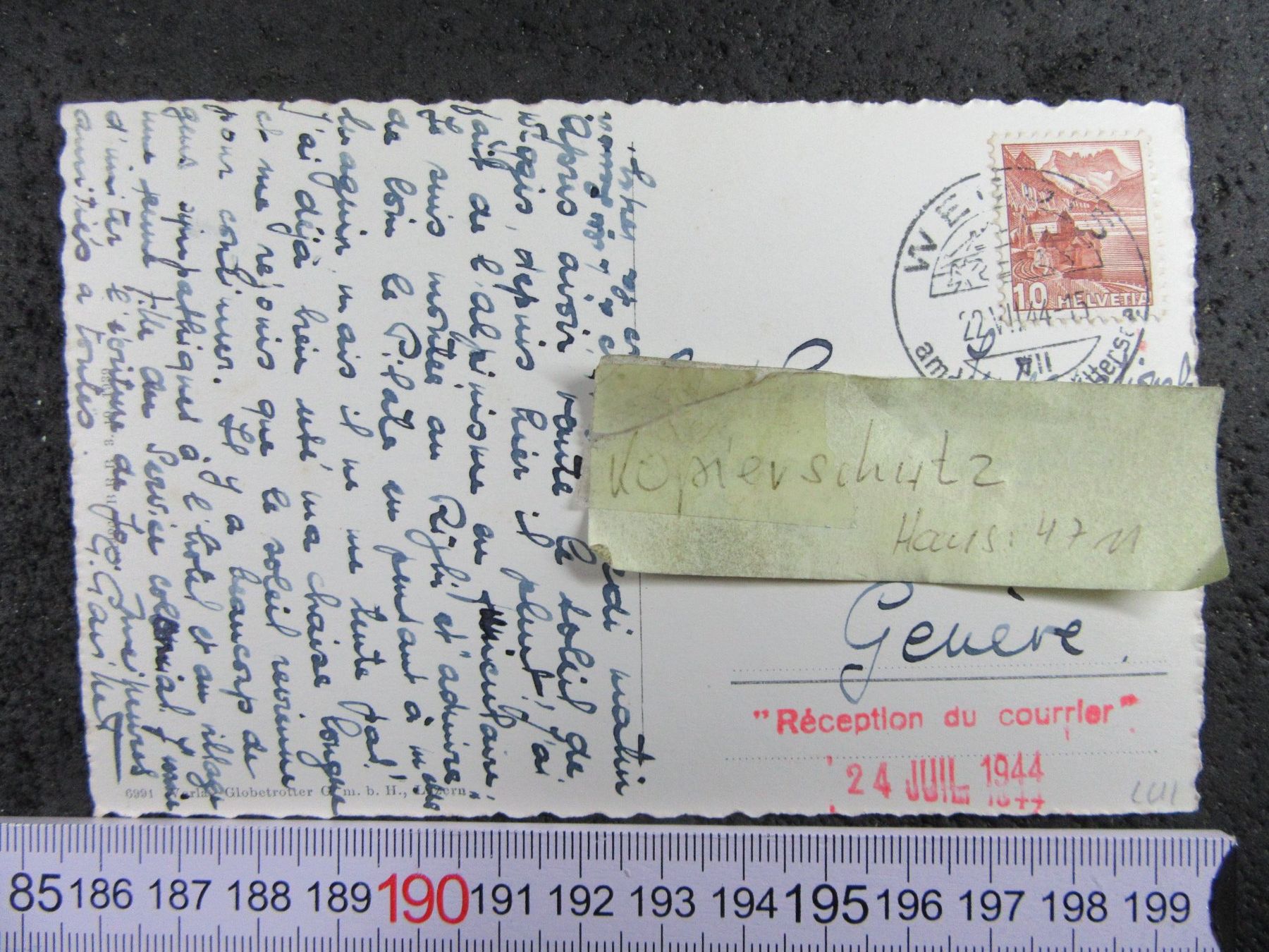 Cartoline postali: WEGGIS LU AK LUFTBILD 1939 – Usato da Ettingen venduto da Hausi4711 1