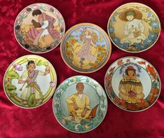 6 Unicef Sammelteller Heinrich Villeroy & Boch Porzellan