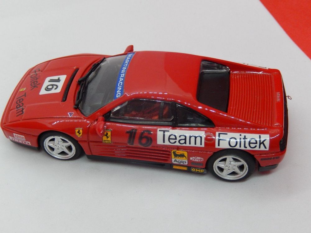 Modèle Réduit 1/43 Ferrari 348 Challenge 93' - BANG N°9316, Décorée Nicolas Buehrer