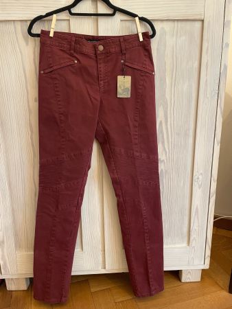 Neu Biker Jeans 36/38, Peruvianconnection burgund