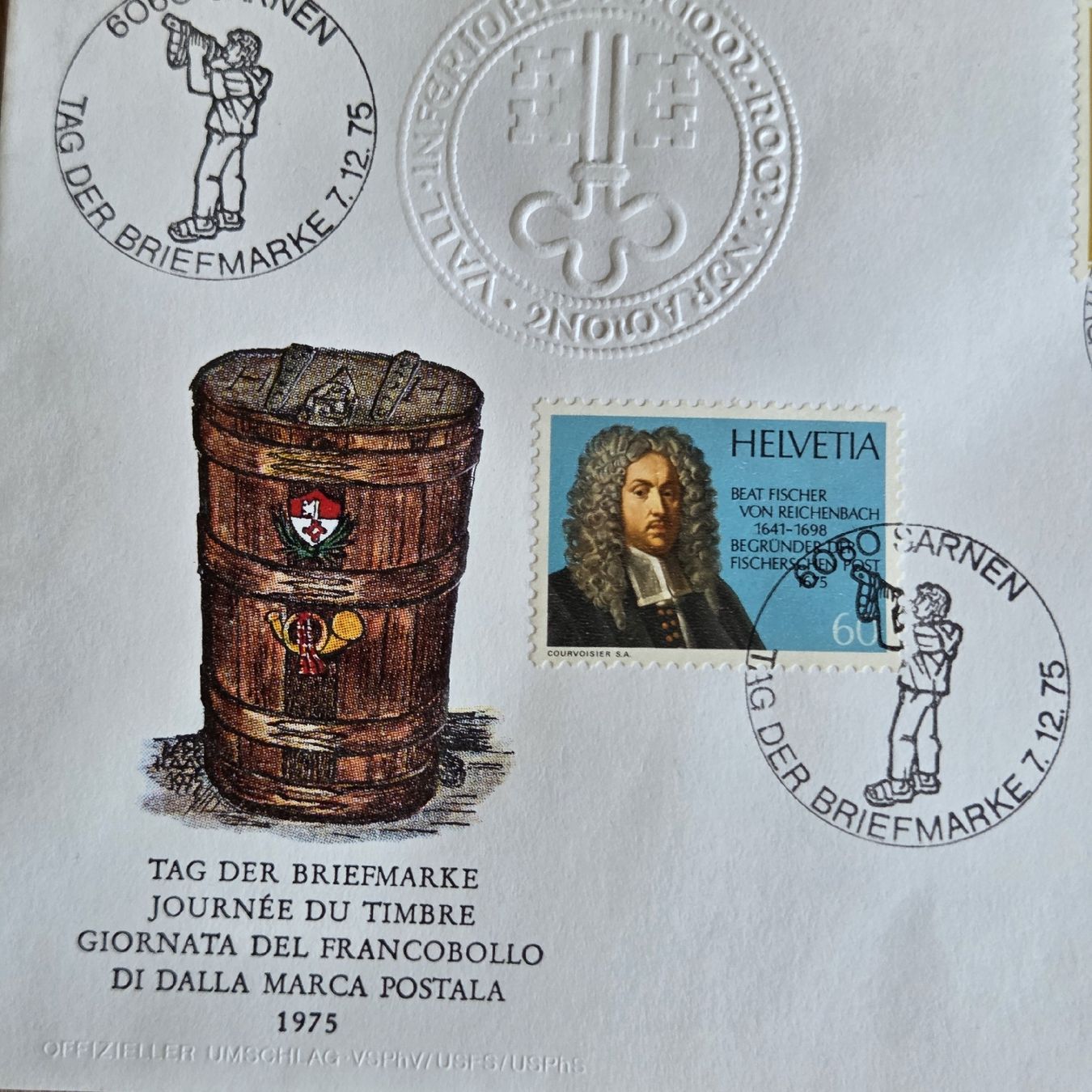 Tous les timbres: 2 Tolle Briefcouvert Sarnen 1975 – D'occasion à Stans par Ducati16 3