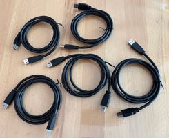 5 Stück USB3.0 Kabel USB-A Stecker auf USB-A Stecker 150 cm