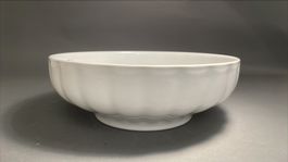 weisse XL-Servierschüssel aus Steingut, ⌀ 32 cm
