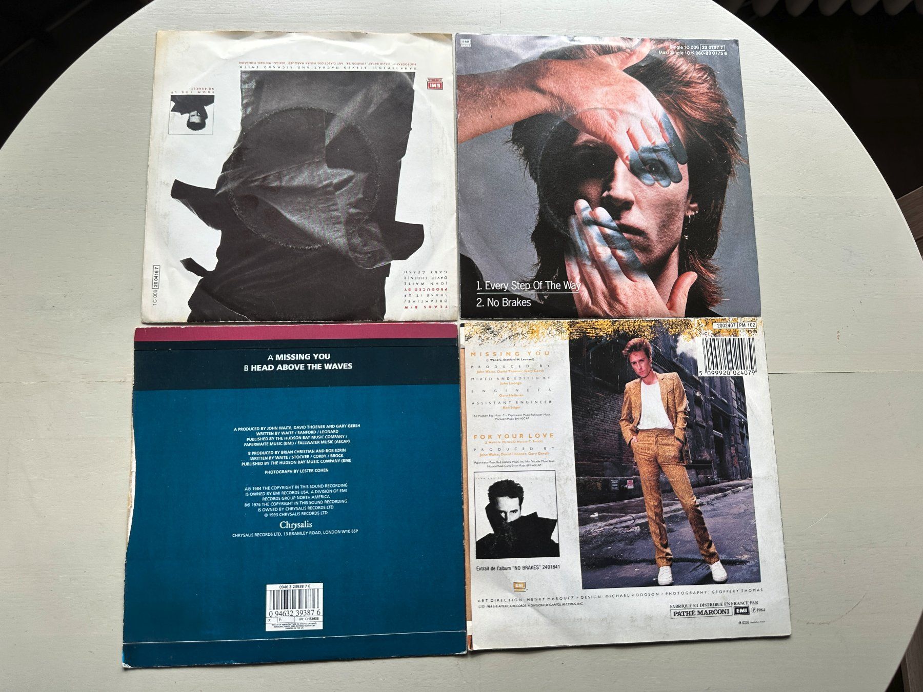 Vinyles: JOHN WAITE BABYS MISSING YOU tolle Single Sammlung 7" 80's – D'occasion à Basel par Partridge 1