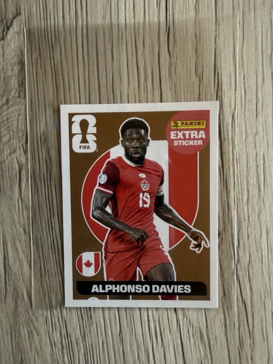Panini Sammelbilder & Trading cards: Carte Panini Alphonso Davies Extra bronze – Neu und originalverpackt aus Marly von may_j75b