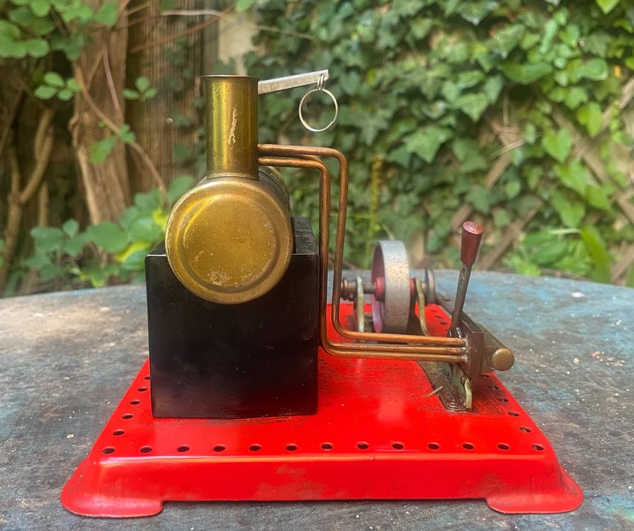 YUTT Modèle de machine à vapeur, SE-01 Modèle de machine à vapeur à poutre fixe entièrement métallique et kit de chaudière horizontale (85 pièces