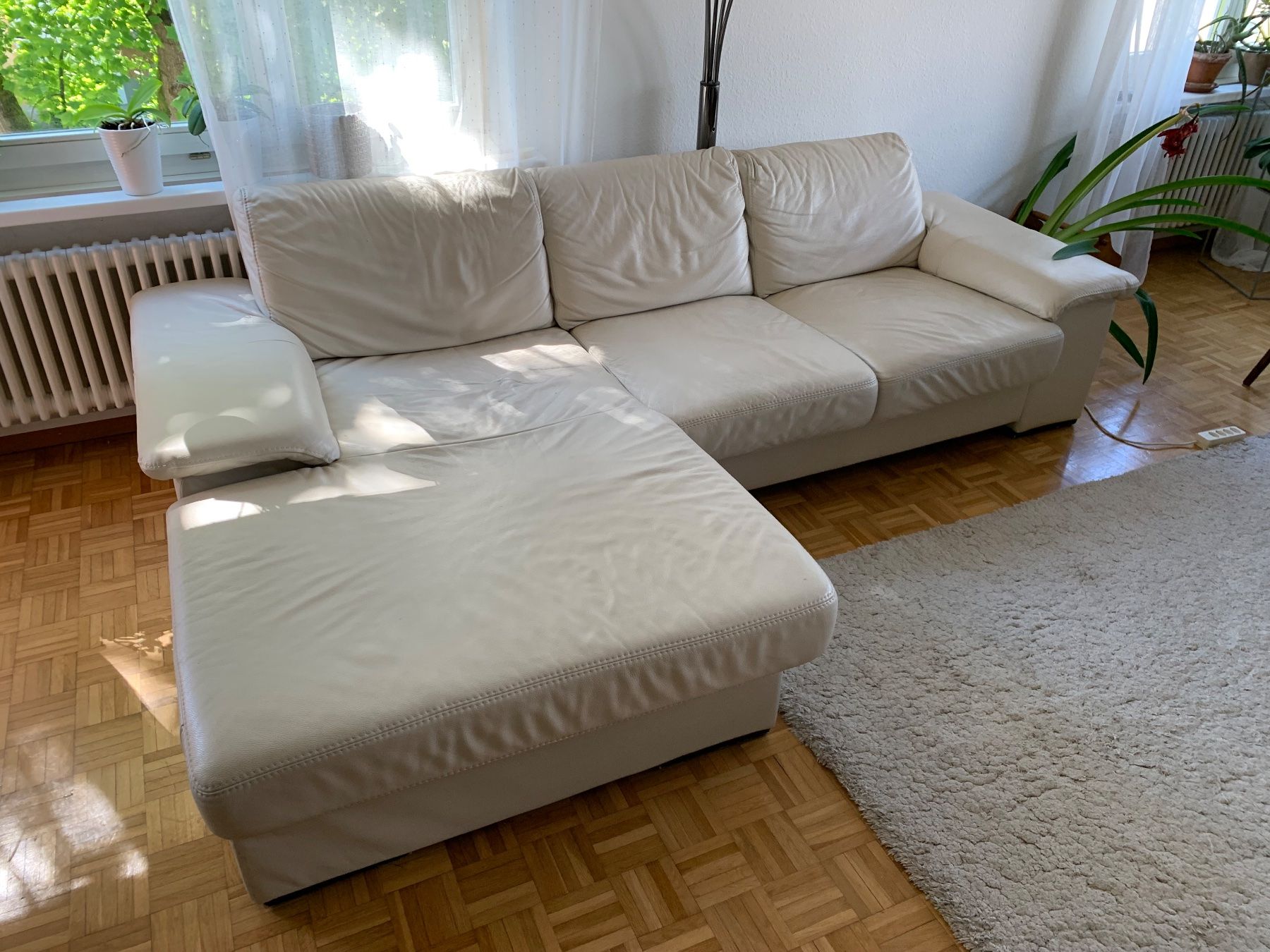Sofas: Sofa, Couch aus Echtleder – D'occasion à Affoltern am Albis par jan_n2w5 1