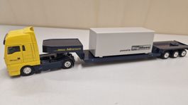 Modelllastwagen 1/87, MAN, mit Auflieger, hämmerle