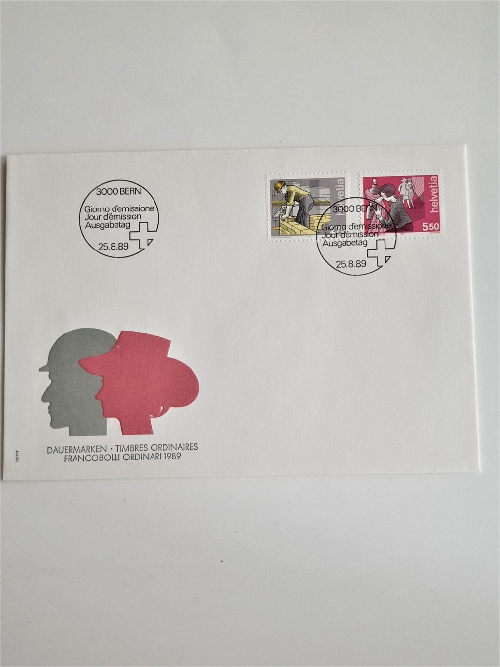 Alle Briefmarken: (99) Brief  1989/90 "Mensch und Beruf" – Gebraucht aus Schwarzhäusern von Inot3 7