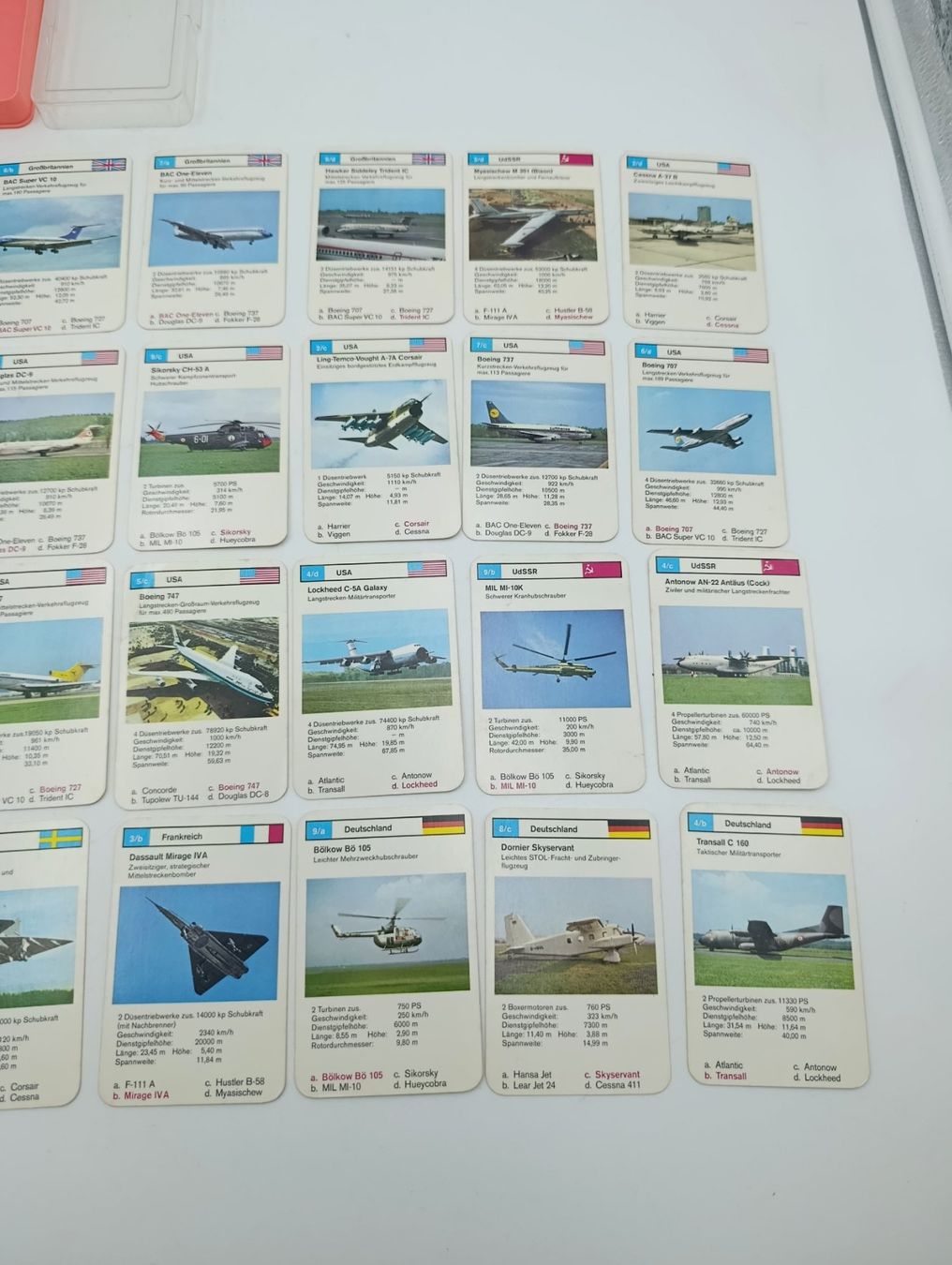 Jeux: Vintage Flugzeuge Quartett – D'occasion à Wil SG par Donaldus 2