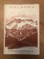 Exkursionskarte: Adelboden Berner Oberland 1356 m. ü.M. 1945