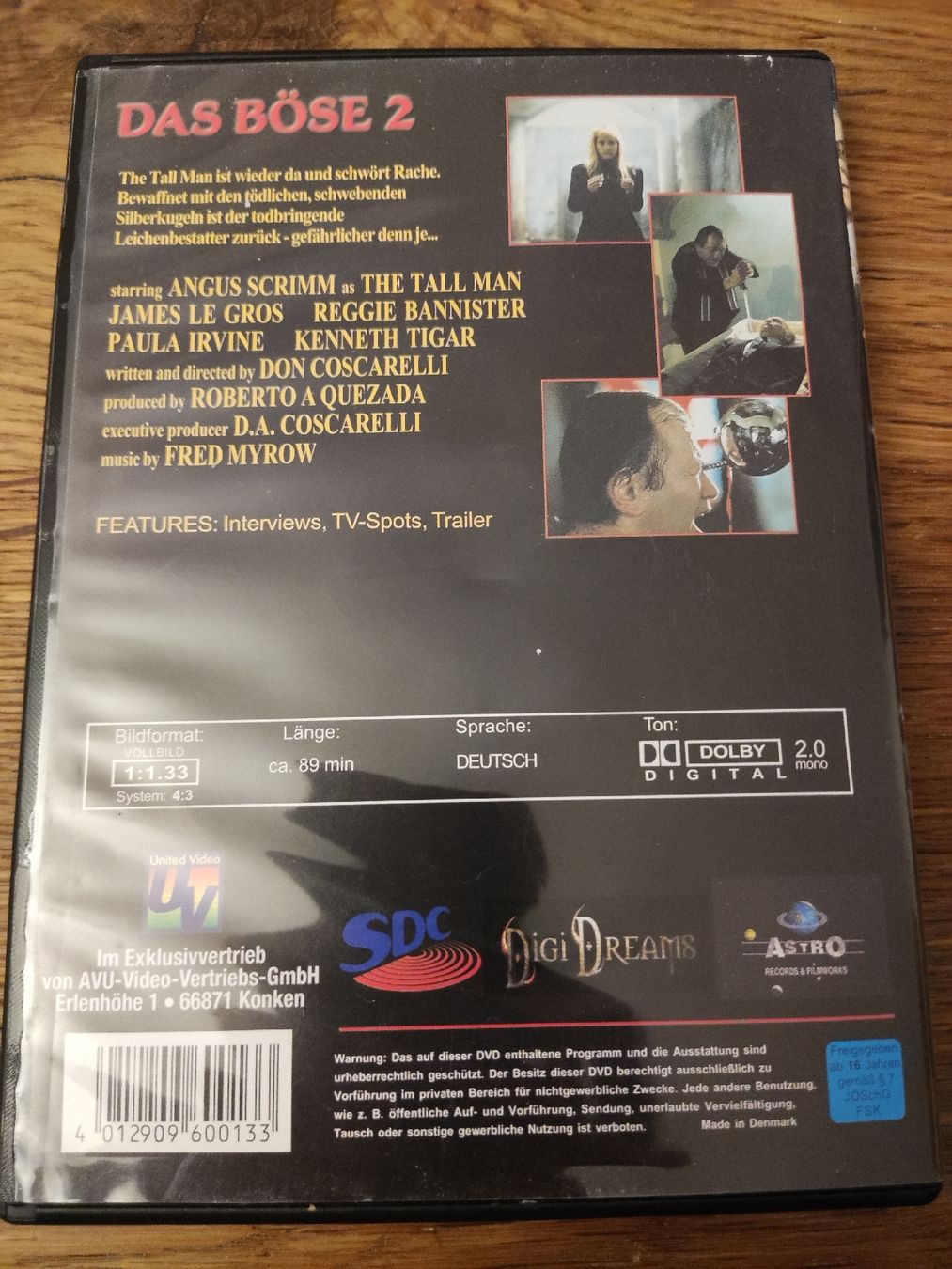 Tutti i DVDs: Phantasm II - Das Böse 2 (DVD) – Usato da Oberembrach venduto da giu_7ksd 1