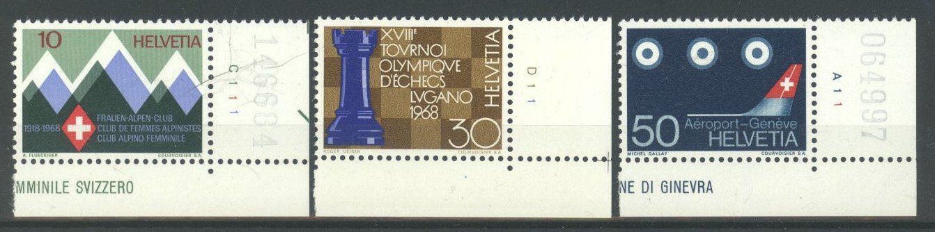 Tutti i francobolli: 1968, Sonderpostmarken I ** – Usato da Willisau venduto da Vollstempel