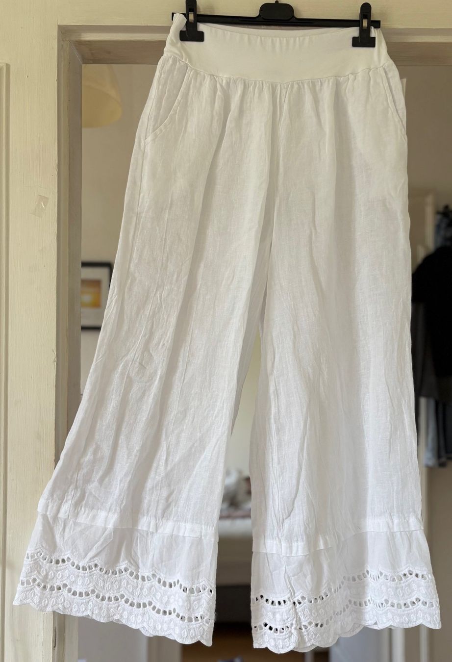 Pantaloni: PANTALONS EN LIN! M – Nuovo e nell'imballaggio originale da Locarno venduto da NicoNion 1