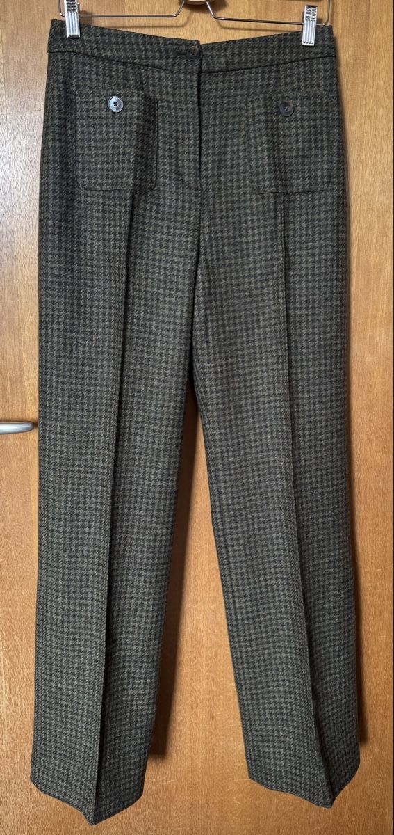 Sezane Pantaloni: Pantalon Dan Sézane - vert – Nuovo e nell'imballaggio originale da Le Lignon venduto da mae_9hql