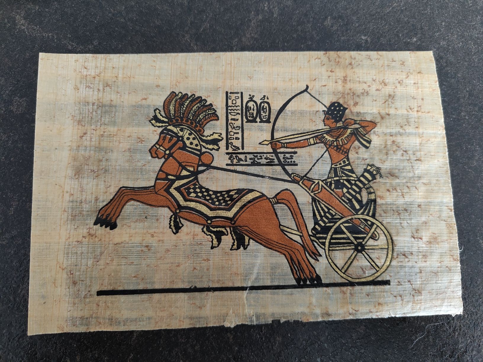 Foto & Immagini: Deko Papyrus_ Streitwagen Motiv – Usato da Steinerberg venduto da Magnum86 3
