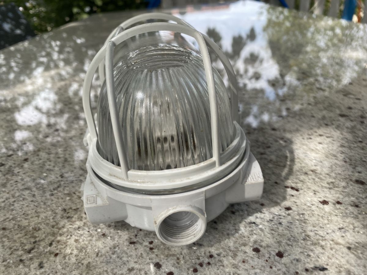 Lampen: Industrielampe rund Glas Kustoff – Gebraucht aus Bronschhofen von Tarzanspyder 7