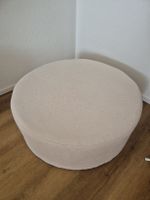 Stoffhocker rund