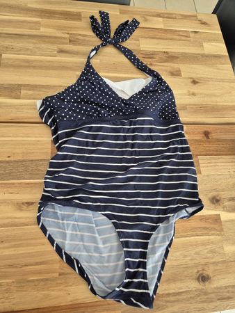 Sommer Bikini Set, Gr. l xl, Schwarz/Weiss - Top Zustand!