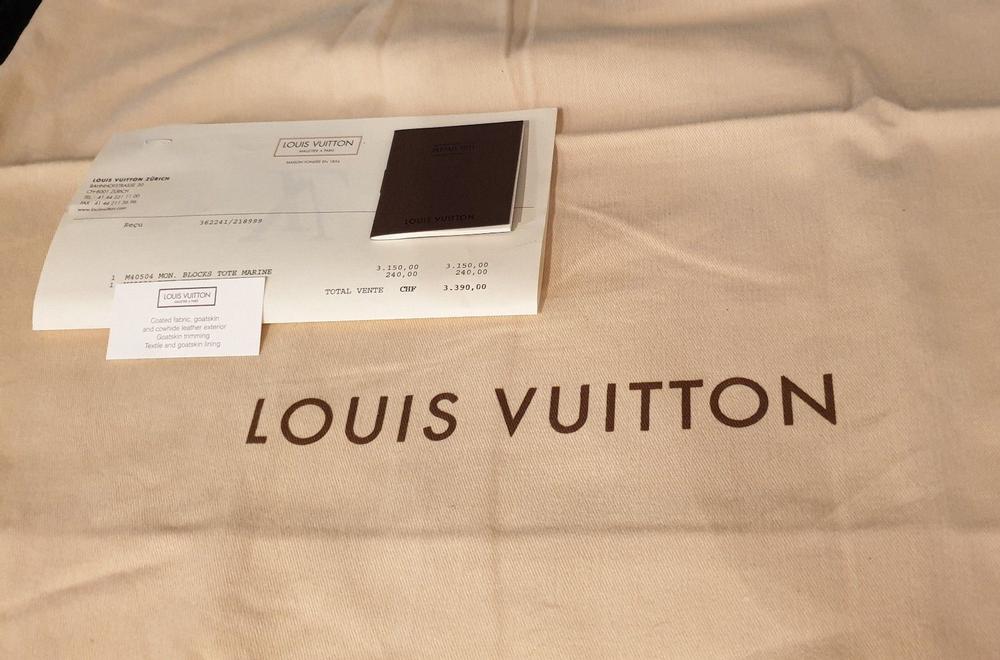 Louis Vuitton Receipt 2020-20