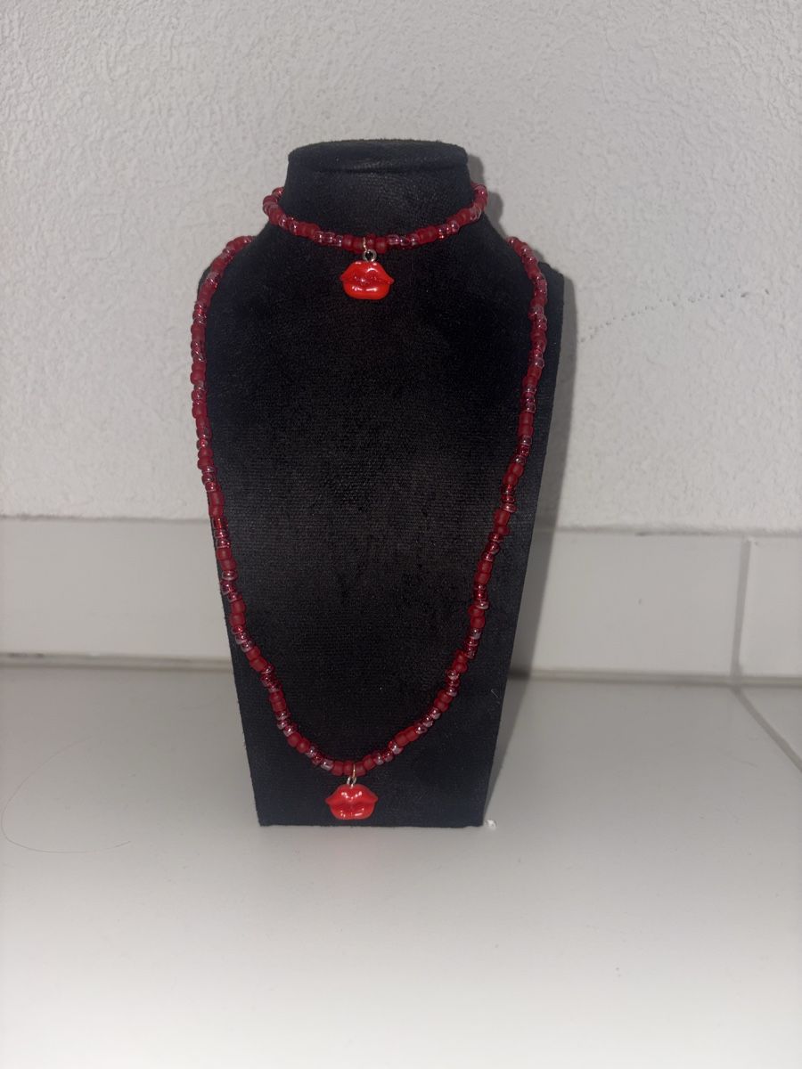 Ketten: Rote Perlenkette mit Armband, Handmade Unikat Schmuck – Neu (gemäss Beschreibung) aus Winterthur von nik_pr58 2