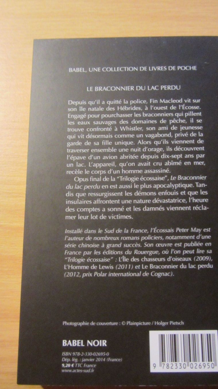 Livres: Le braconnier du lac perdu PETER MAY – Neuf (Voir description) à Oberried FR par berg04 1