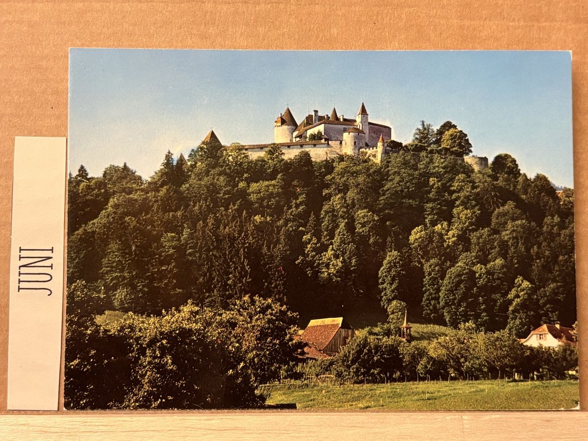 Cartoline postali: AK von Schloss Gruyères – Usato da Rümlang venduto da Kartenpost1