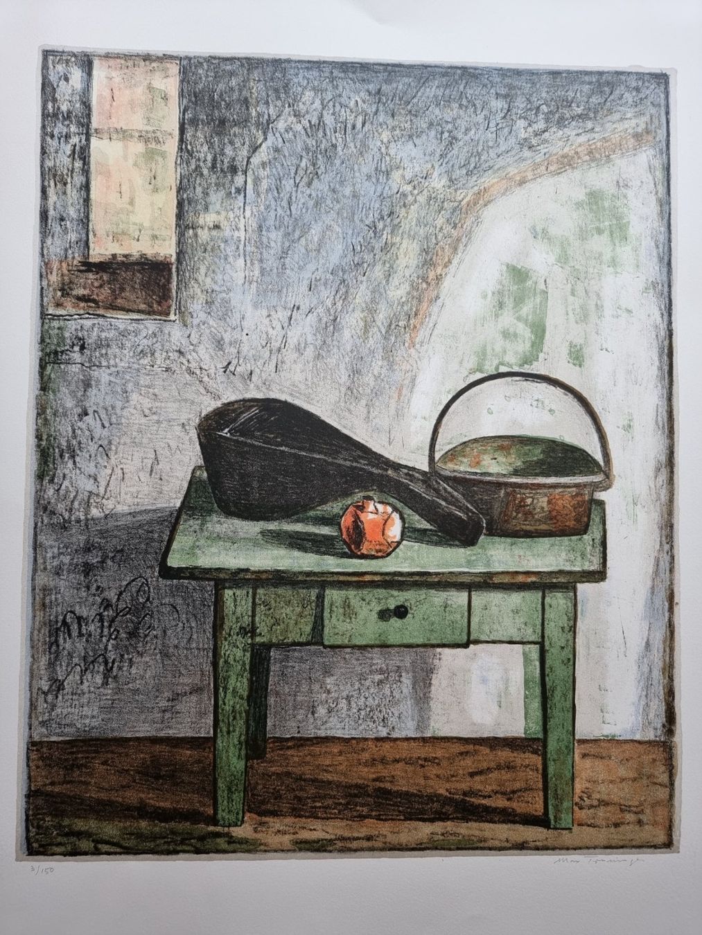 Grafica & Litografie: MAX TRUNINGER LITHOGRAPHIE SIGNIERT NUMMERIERT – Usato da Gersau venduto da grafik-kunst