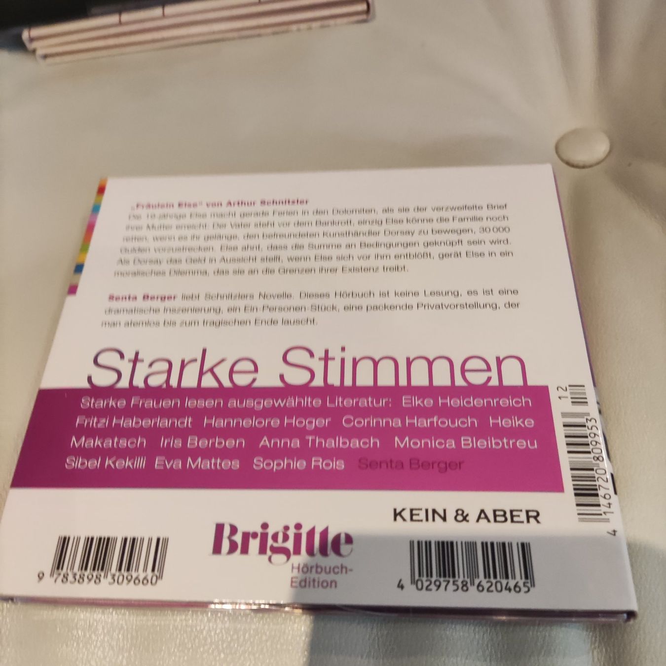 Hörbücher: Senta Berger liest Schnitzler: "Fräulein Else" - Hörbuch CDs – Gebraucht aus Solothurn von Csw1 1