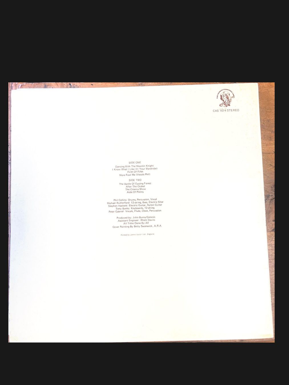 Dischi in vinile: Set Vinyles GENESIS x4 – Usato da La Chaux-de-Fonds venduto da Simone1180 7