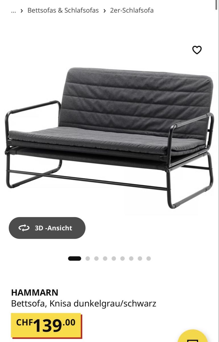 Sofas: HAMMARN Sofabett / sofa bed IKEA – Gebraucht aus Zürich von nat_k 3