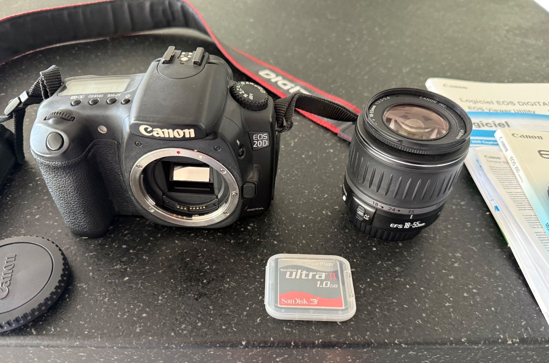 Canon Fotocamera: Canon EOS 20D + objectif 18-55mm + carte mémoire 1 Go – Usato da Chardonne venduto da Electrolite.ch 3