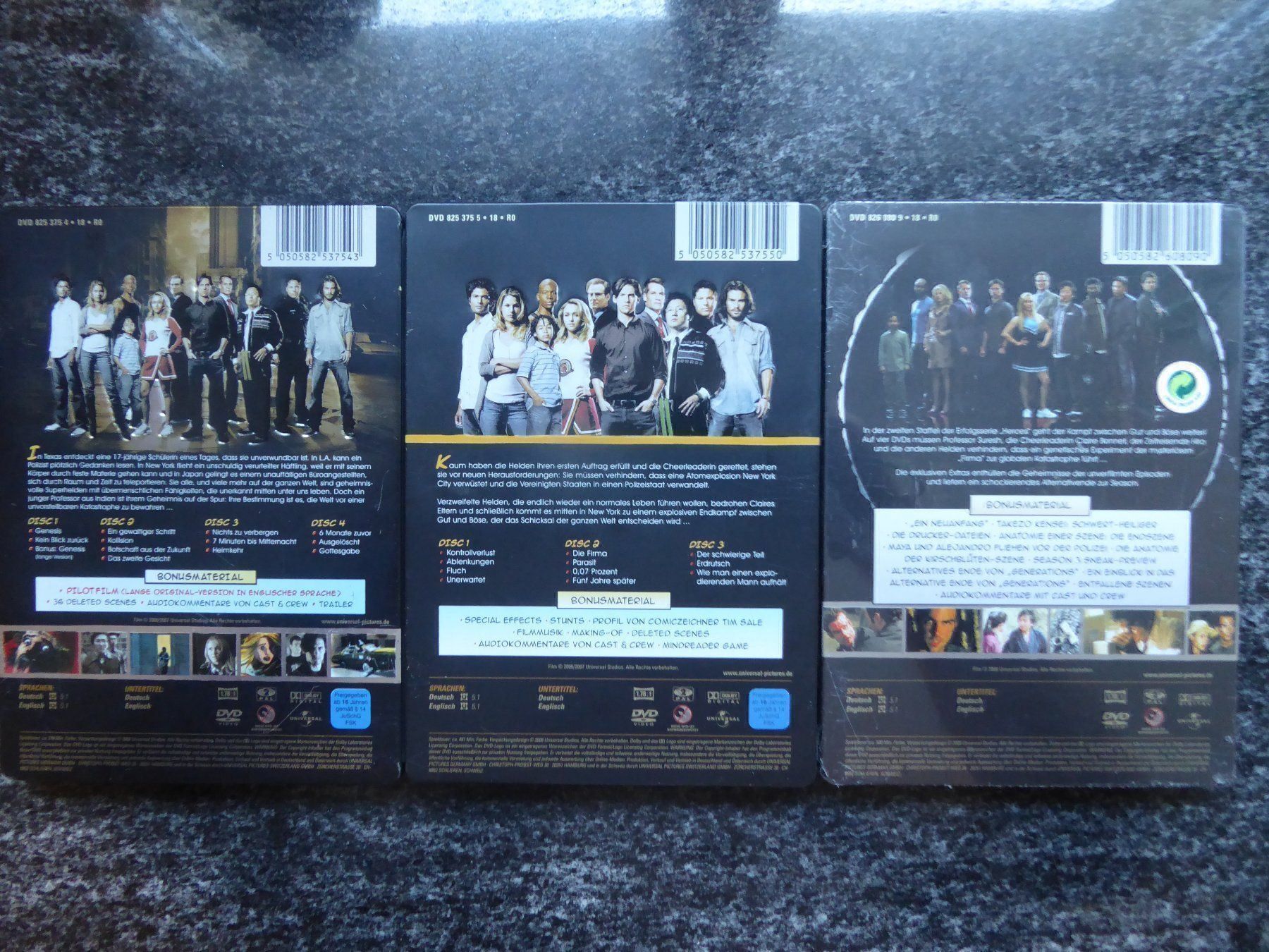 Alle DVDs: 3 DVD's HEROES – Gebraucht aus Zürich von Chaeffeler 1