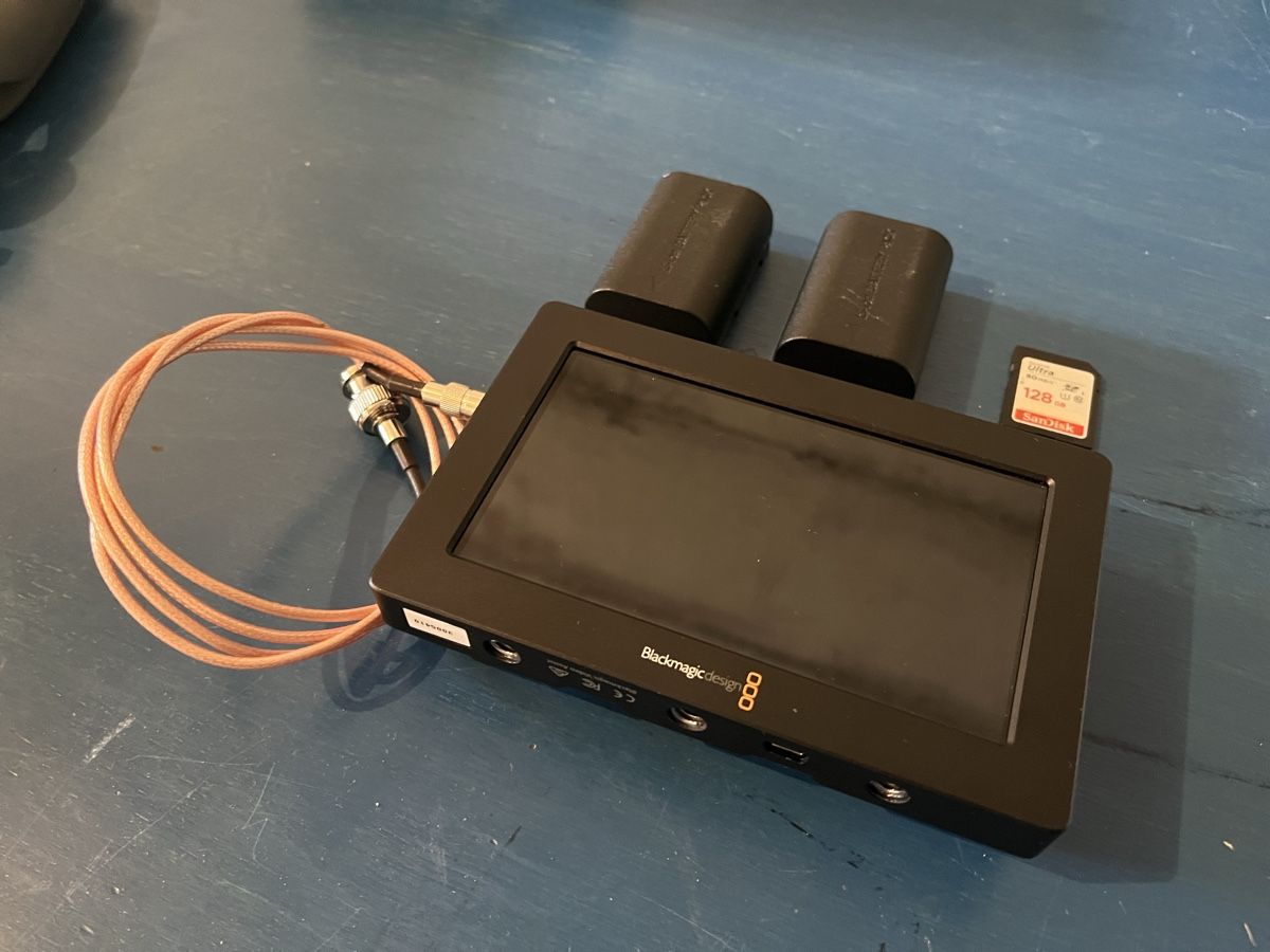 Blackmagic Aufnahmegeräte: Blackmagic Video Assist 5 " utilisé – Gebraucht aus Gland von pre_xmj2